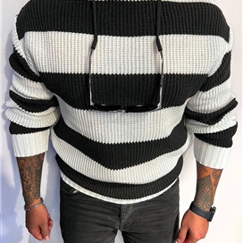 بافت سفید مردانه مدل رینگر رنگی ضخیم