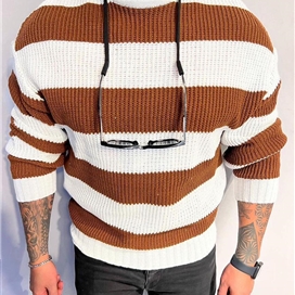 بافت سفید مردانه مدل رینگر رنگی ضخیم