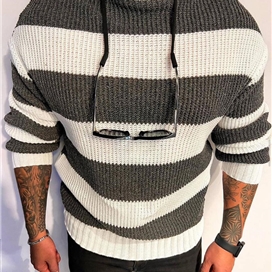 بافت سفید مردانه مدل رینگر رنگی ضخیم