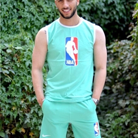 ست رکابی و شلوارک طرح NBA مردانه