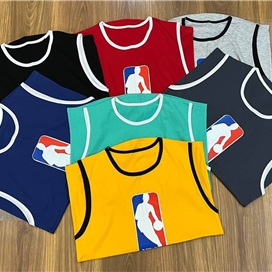 رکابی نخ پنبه طرح NBA مردانه