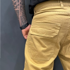شلوار مردانه کارگو پارچه کتان بگ استایل
