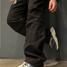 شلوار مردانه کارگو پارچه کتان بگ استایل