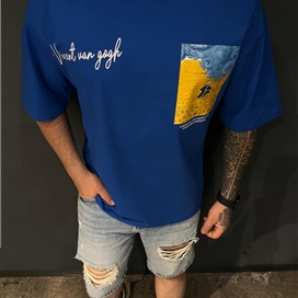 تیشرت مردانه سوپر پنبه طرح ماچینست