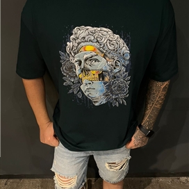 تیشرت مردانه سوپر پنبه چاپی ادمک