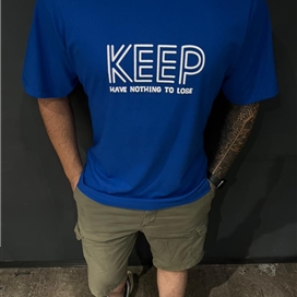 تی‌شرت مردانه سوپر پنبه دو رو چاپ