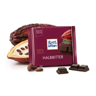 شکلات نیمه تلخ مغزدار 100 گرمی ریتر اسپرت Ritter sport