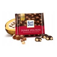 شکلات دارک با مغز فندق کامل 100 گرمی ریتر اسپرت Ritter sport