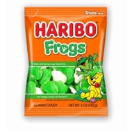 پاستیل قورباغه ای FROGS مقدار 130 گرمی هاریبو